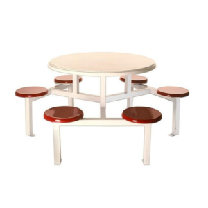 Fibreglass Canteen Unit – Stool 6 Seater Round