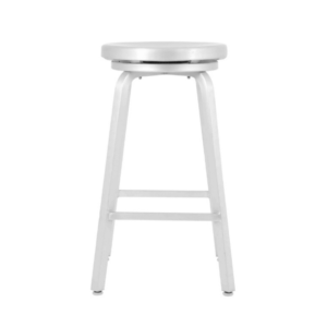 Industrial Brushed Aluminium Barstools