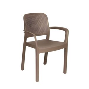 Solid Back and Seat Plastic Chair
