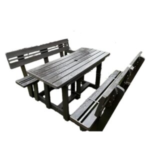 Picnic Tabble with Backrest - 4 Seater